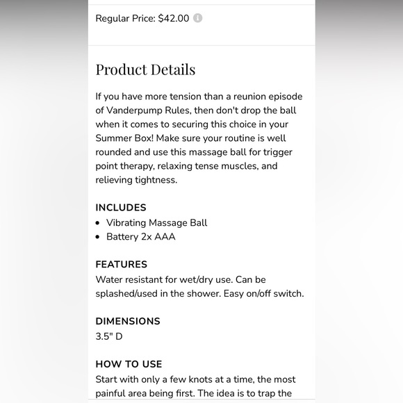 L*Space Vibrating Massage Ball - Picture 3 of 9